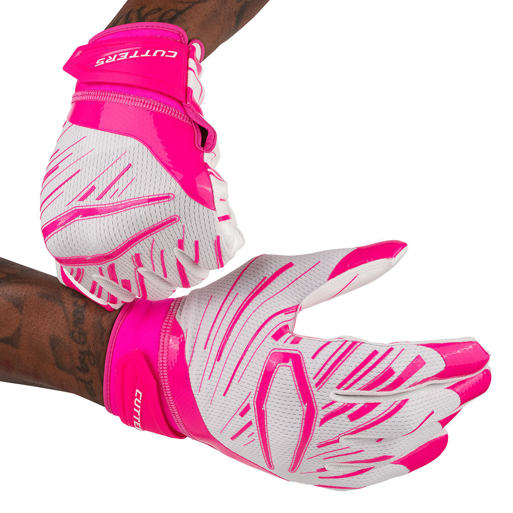 cutters-game-day-pro-receiver-handschuhe-white-pink-leicht image 4