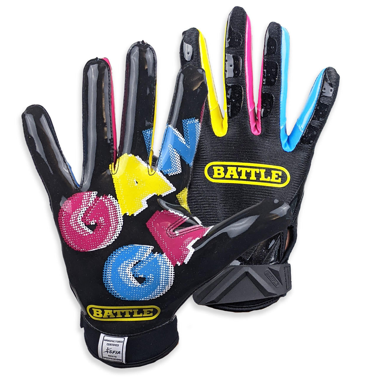 battle-double-threat-gang-gang-receiver-handschuhe image 3