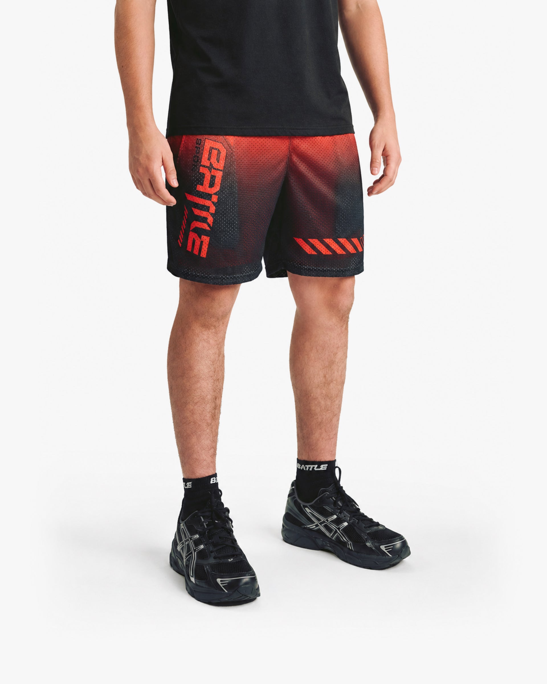 battle-astrofly-cyborg-fade-shorts-herren-schwarz-mesh image 5