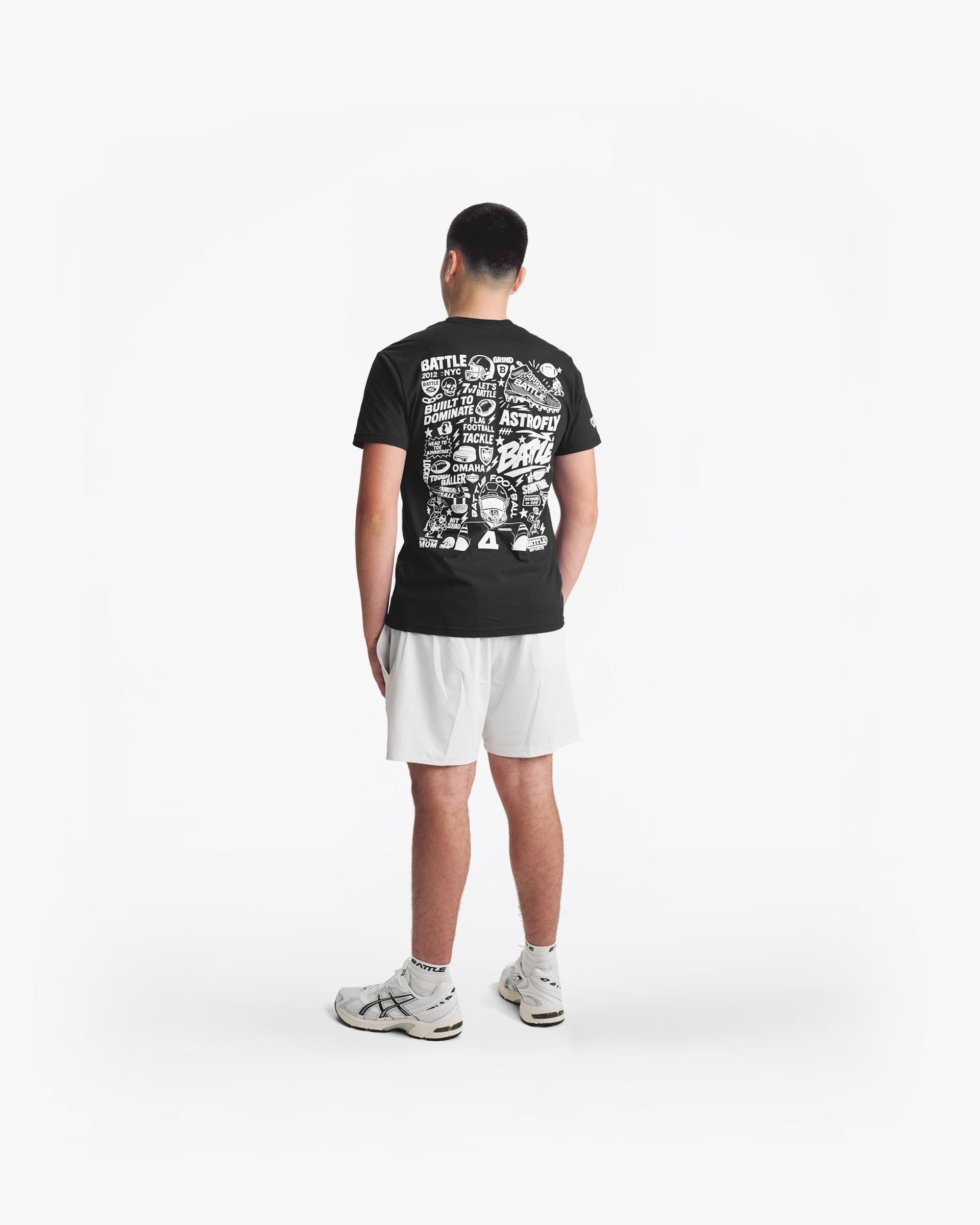 battle-astrofly-collage-t-shirt-herren-schwarz-l-baumwolle image 6