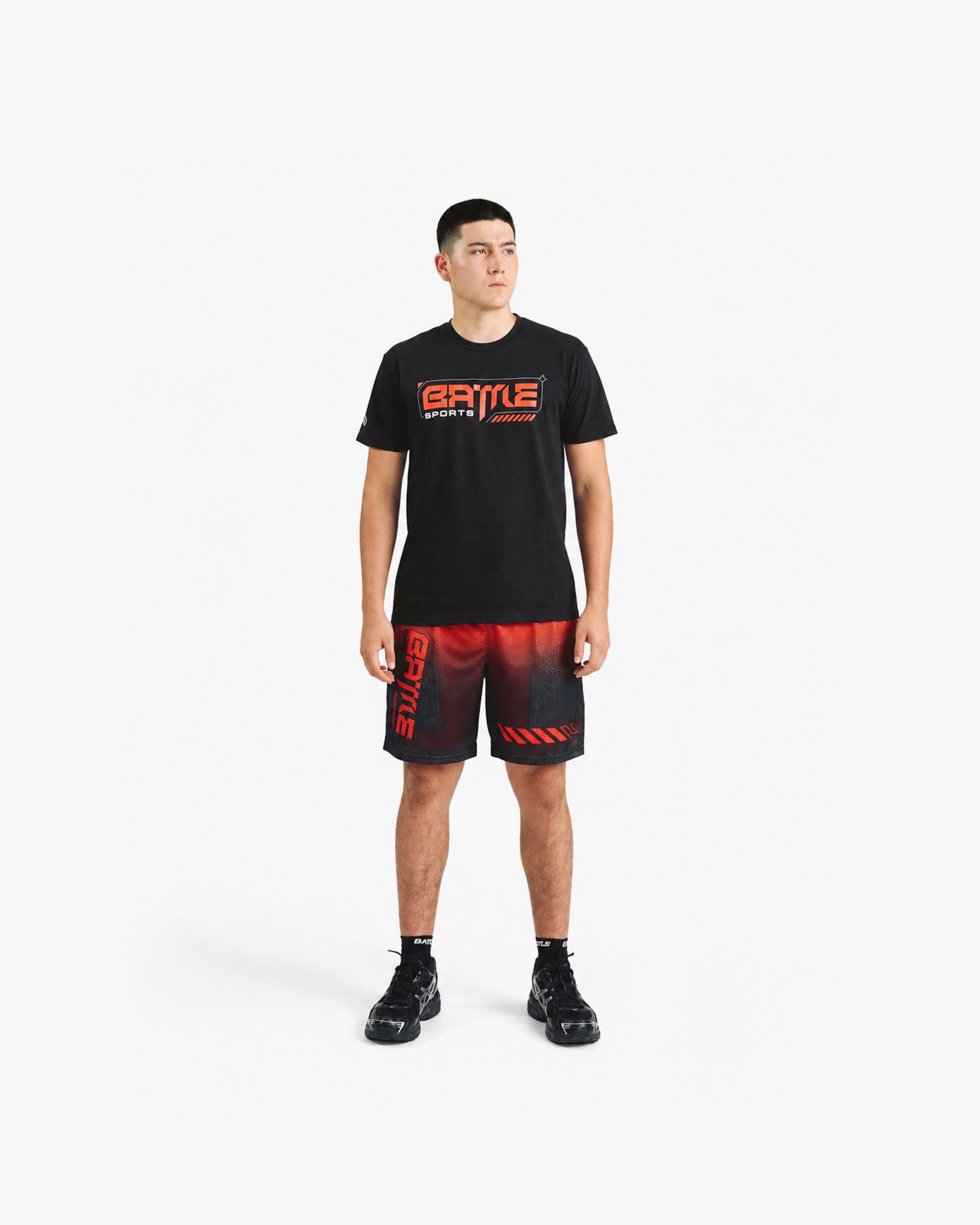 battle-astrofly-cyborg-fade-shorts-herren-schwarz-mesh image 8