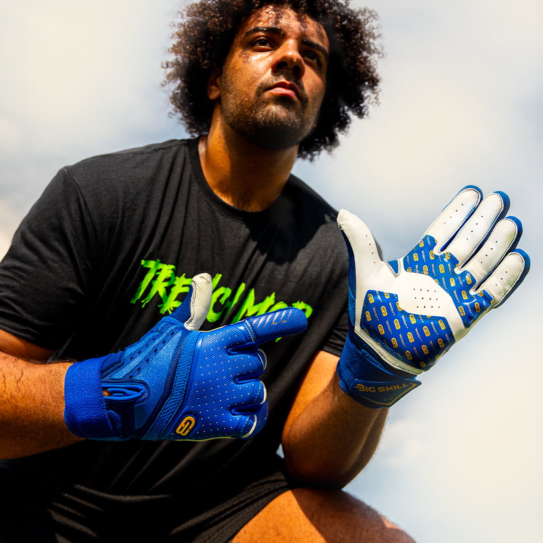 grip-boost-big-skill-2-0-lineman-footballhandschuhe-blau-leder image 6