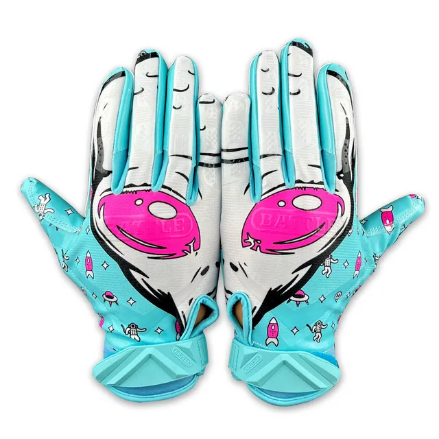 battle-double-threat-alien-receiver-handschuhe-neon-gr-n-l-grip image 1