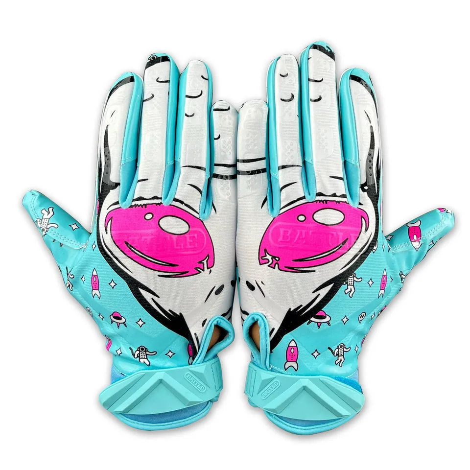 battle-double-threat-alien-receiver-handschuhe-neon-gr-n-l-grip image 1