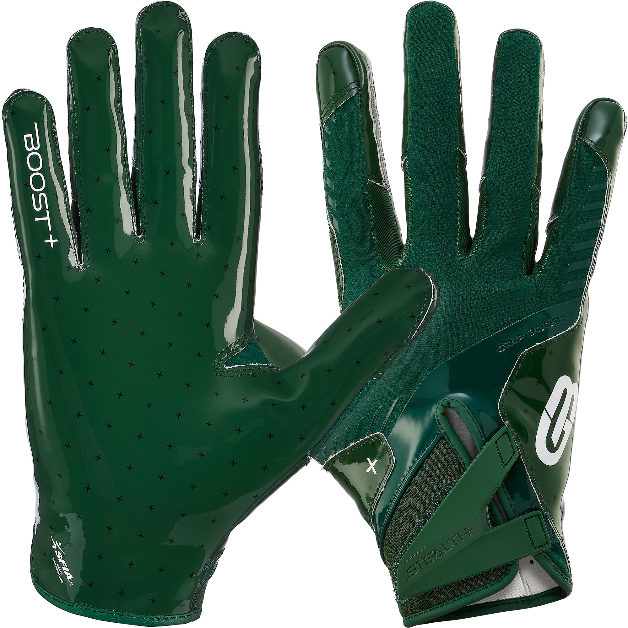 grip-boost-stealth-6-0-football-handschuhe-youth-forest-green image 1