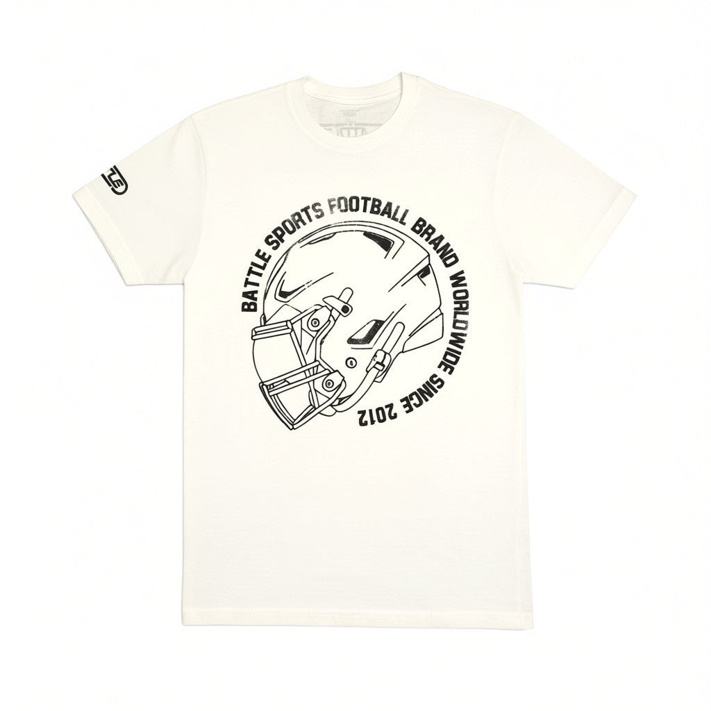 battle-sports-defender-helmet-logo-t-shirt-adult-schwarz image 2
