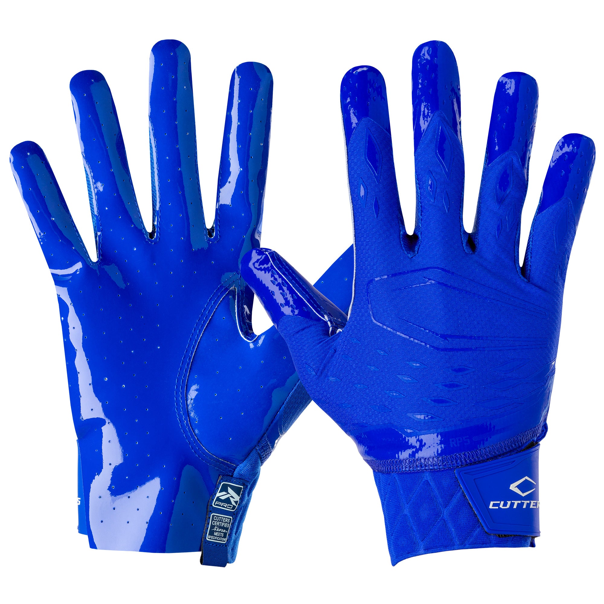 cutters-rev-pro-5-0-receiver-handschuhe-royal-adult-xxxl-grip image 1