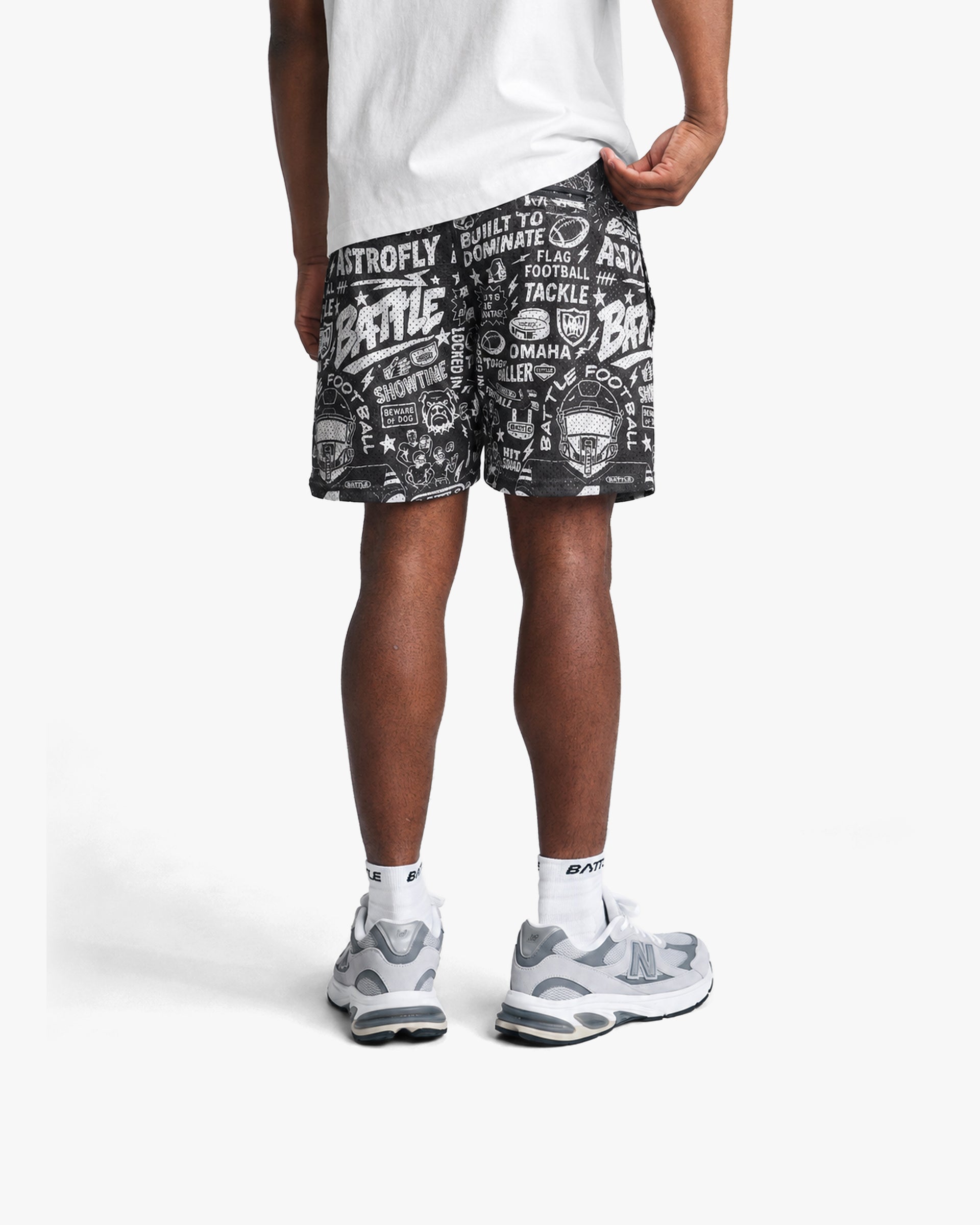 battle-sports-astrofly-collage-mesh-shorts-schwarz-mit-liner image 5