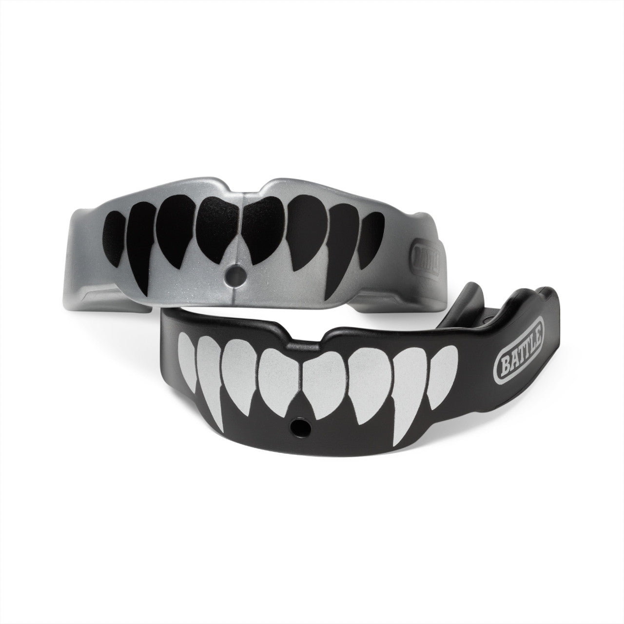 battle-oxygen-fangs-mundschutz-2er-pack-schwarz-wei-adult image 1