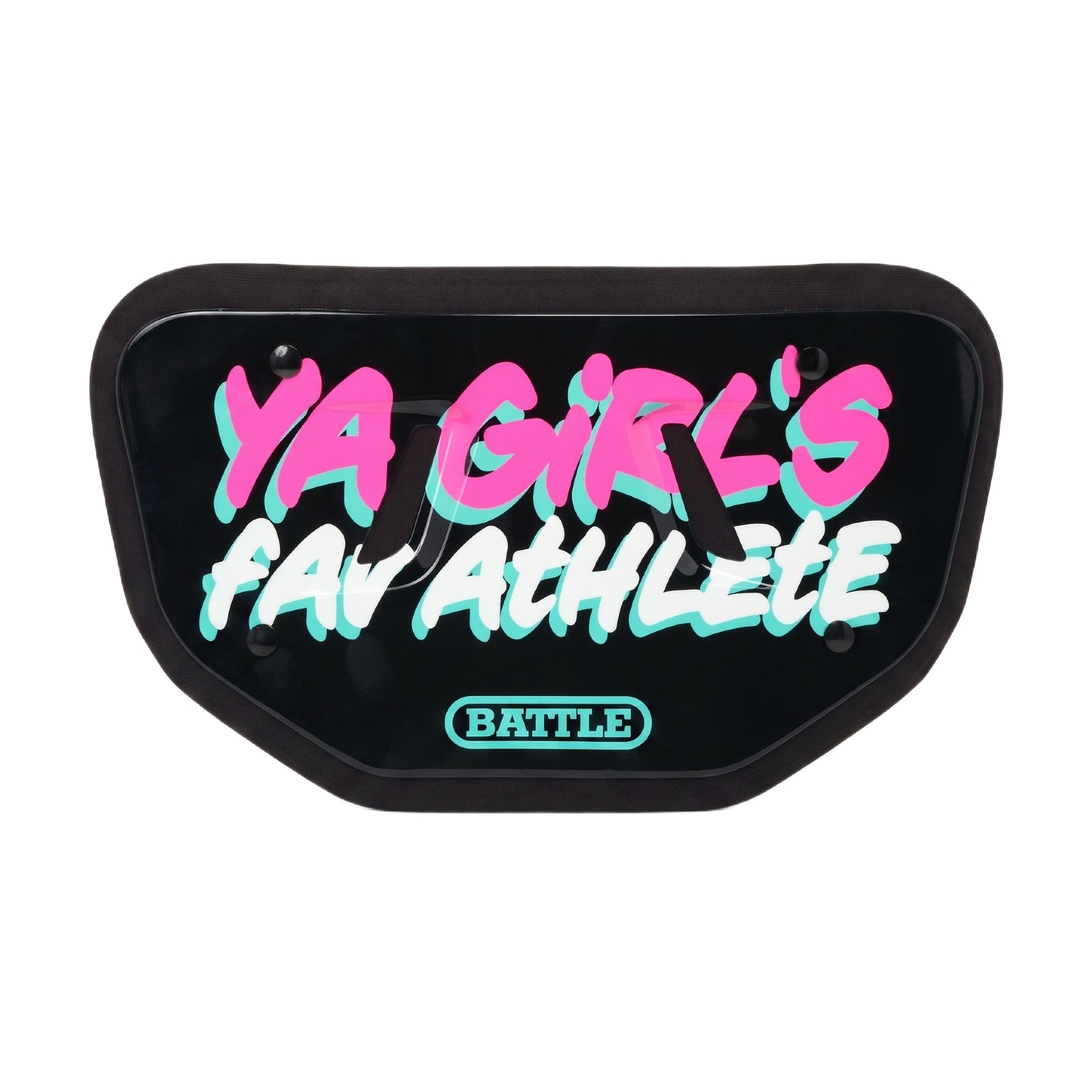 battle-defender-ya-girls-back-plate-football-adult image 1