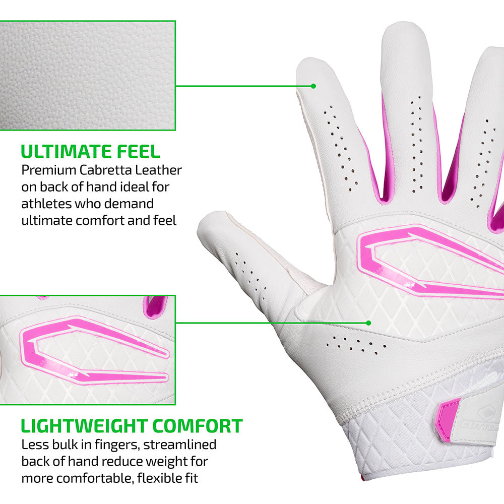 cutters-rev-x-receiver-handschuhe-white-pink-leder image 3