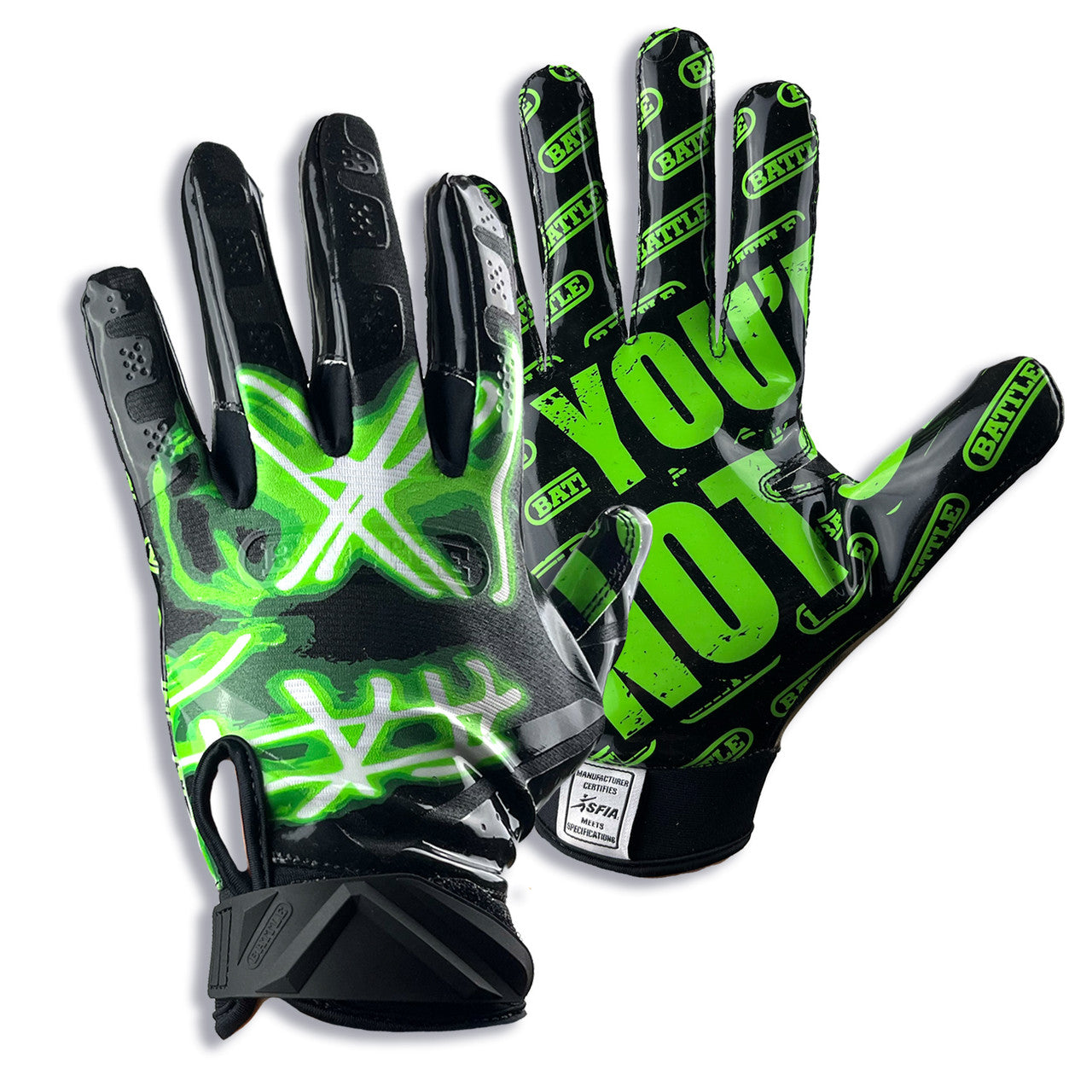 battle-double-threat-nightmare-receiver-handschuhe-adult-l image 4
