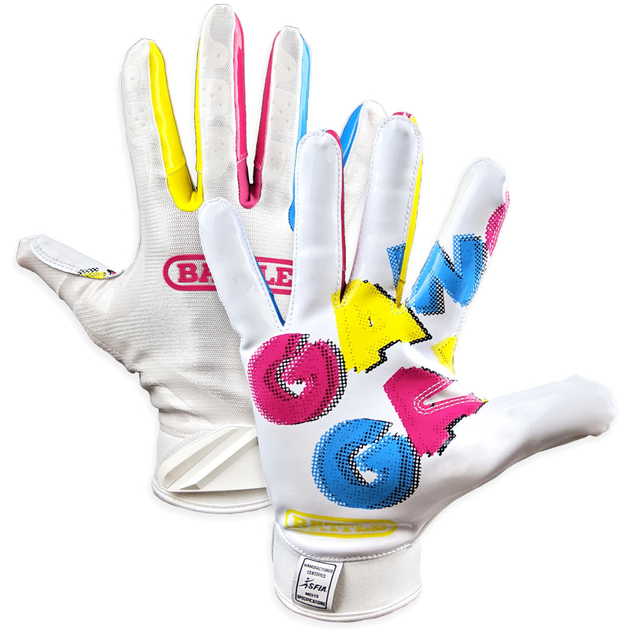battle-double-threat-gang-gang-receiver-handschuhe image 5