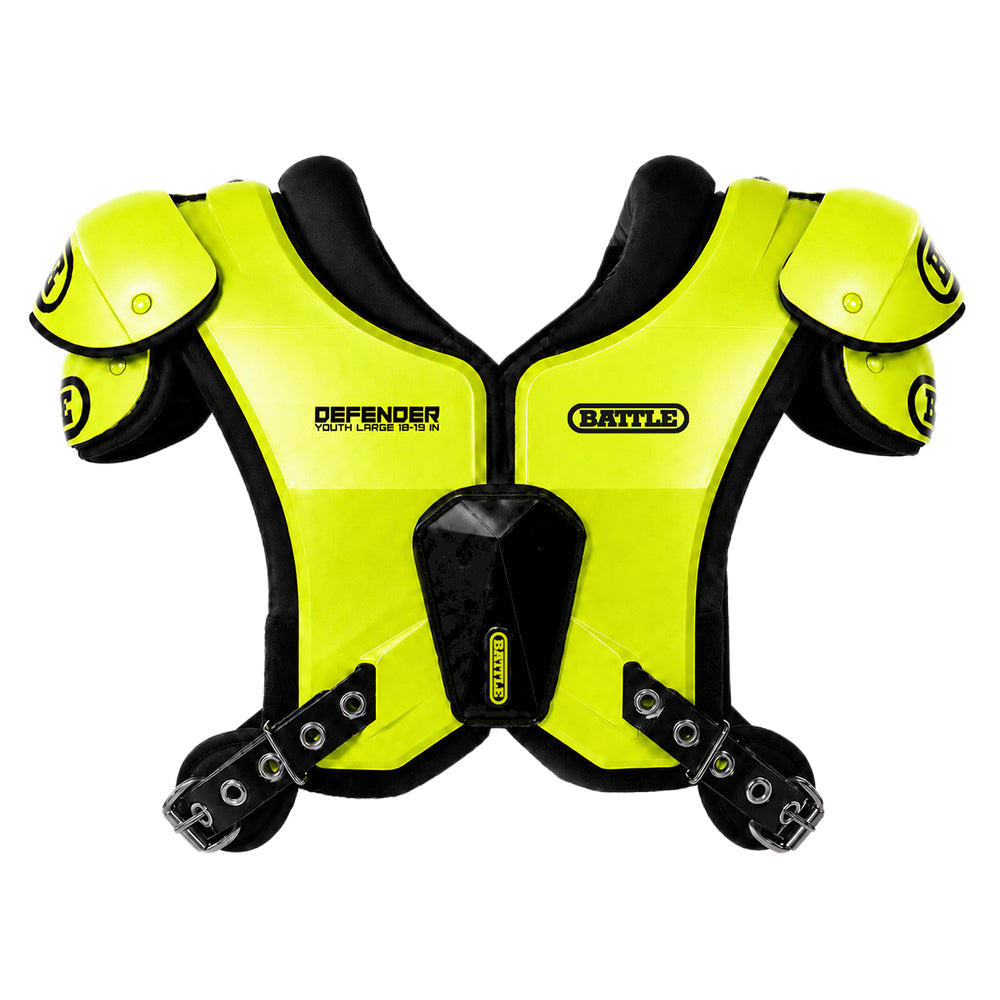 battle-defender-schulterpads-football-schwarz-adult-l-leicht image 5