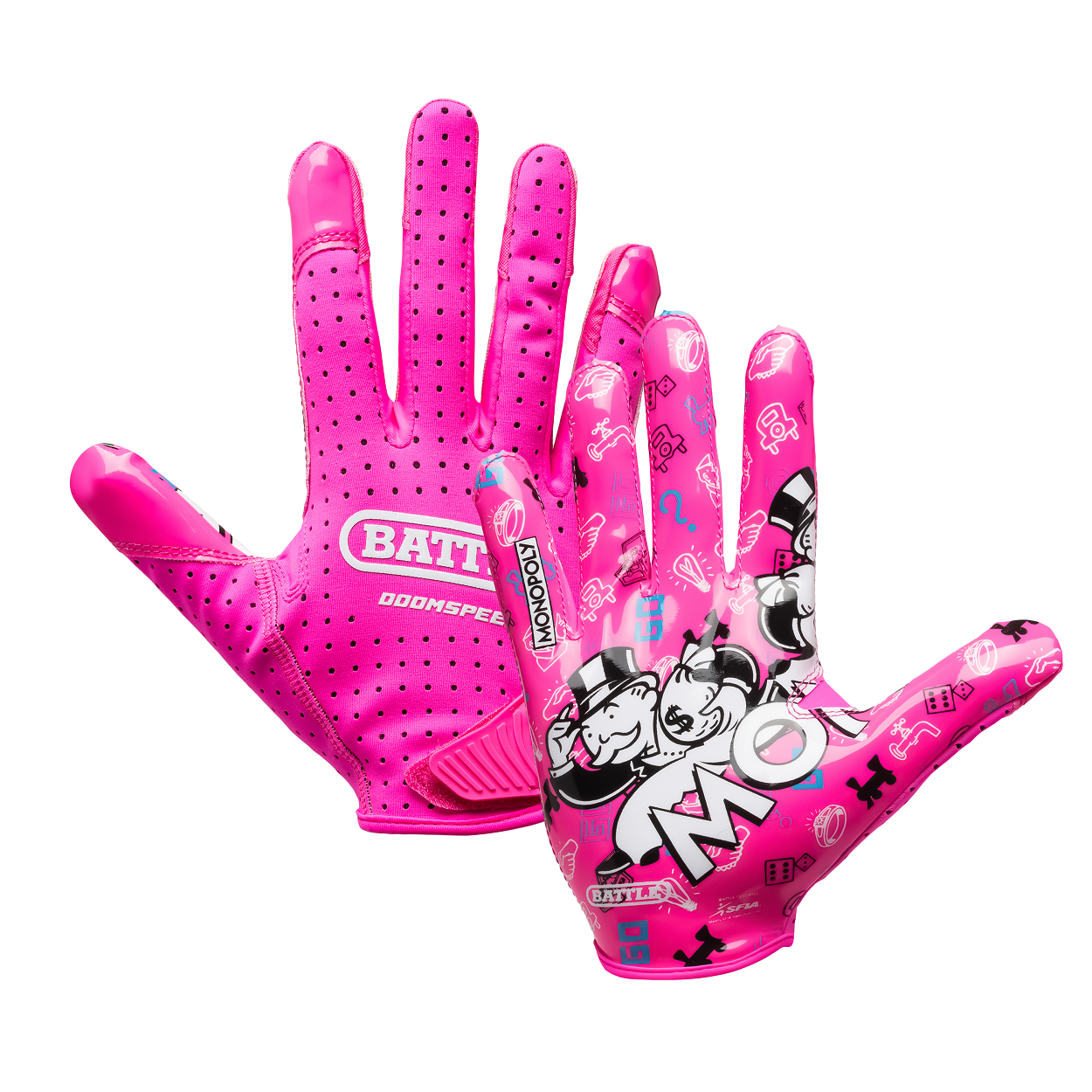 battle-sports-doom-speed-money-man-3-0-receiver-handschuhe image 3