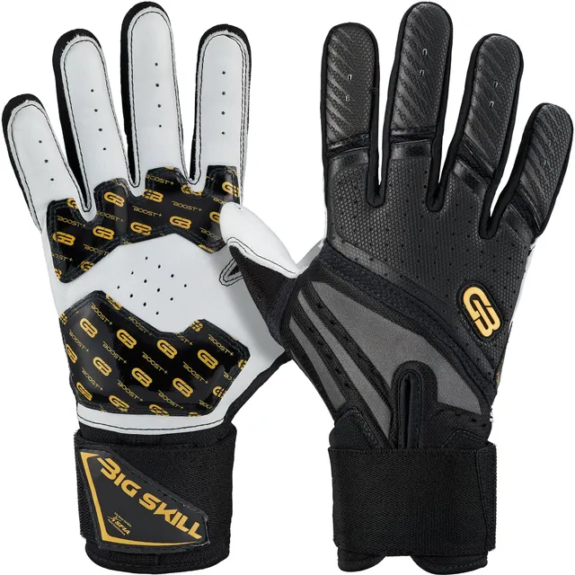 grip-boost-big-skill-2-0-footballhandschuhe-schwarz-leder-lineman image 1