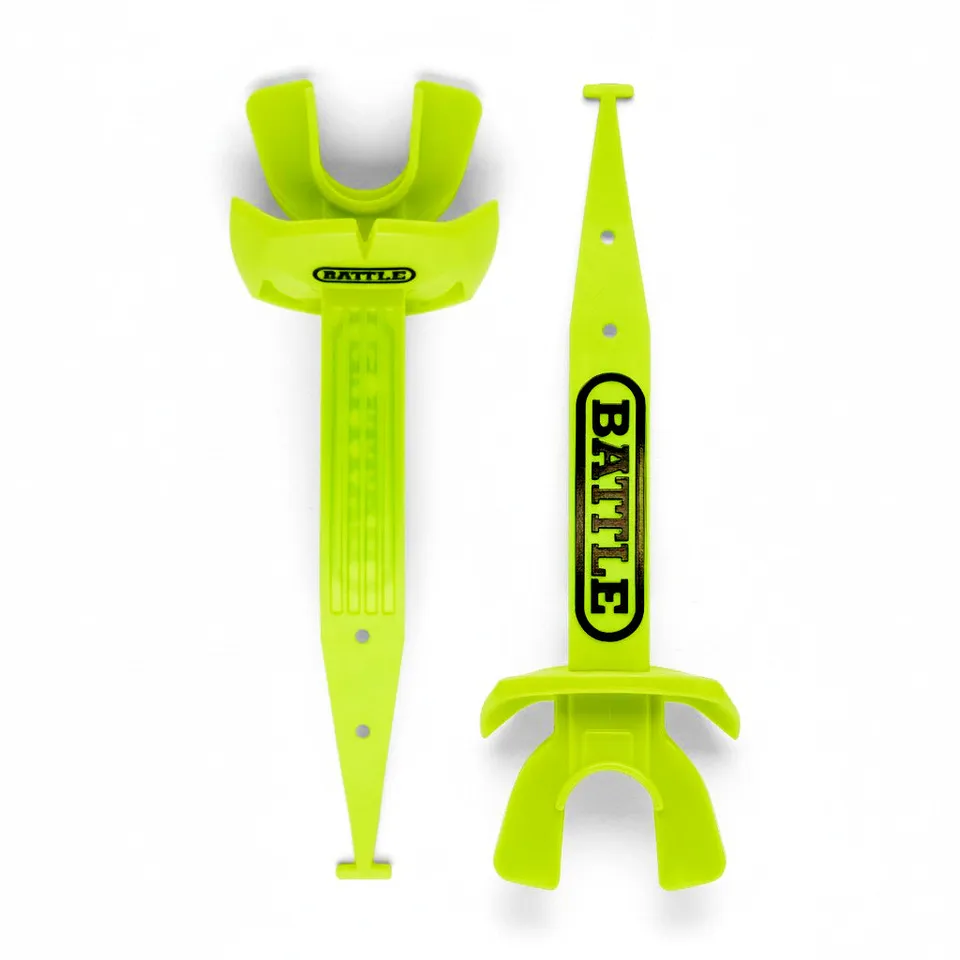 battle-speed-pro-mundschutz-football-mit-halteband-schwarz-atmungsaktiv image 1