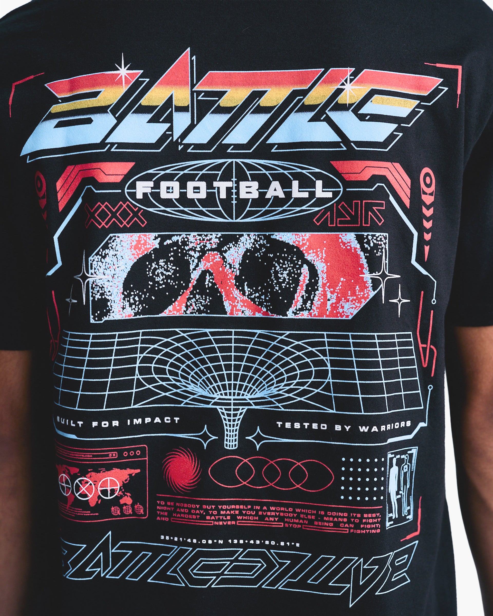 battle-defender-future-tech-skull-t-shirt-schwarz-cotton image 5