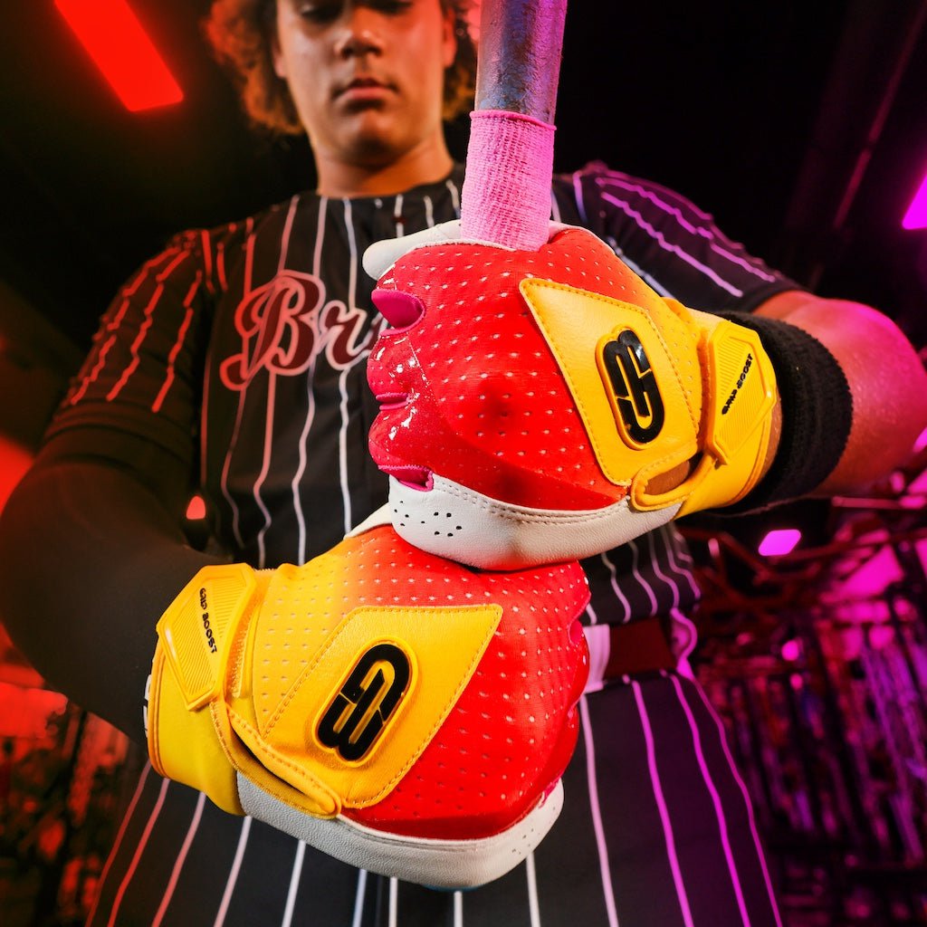 grip-boost-loaded-baseball-schlaghandschuhe-sunset-gelb image 4