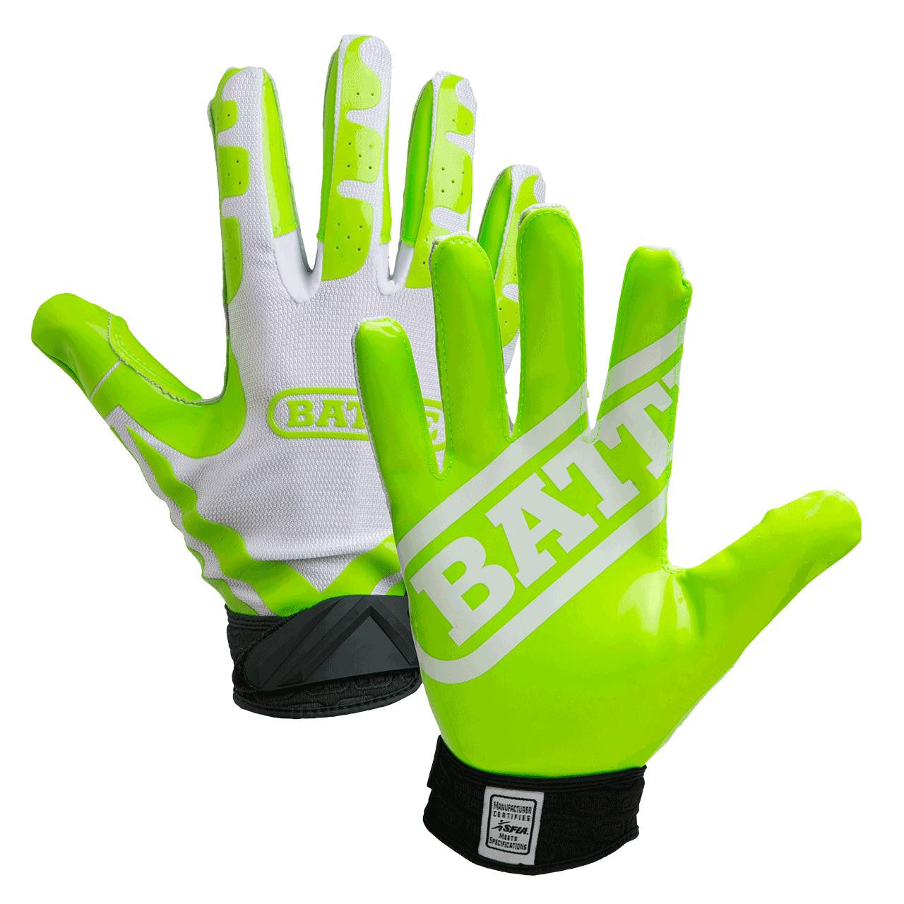 battle-ultra-stick-receiver-footballhandschuhe-schwarz-wei-m image 8