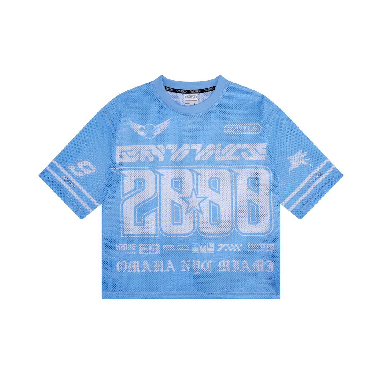 battle-astrofly-aeromesh-oversized-football-jersey-schwarz-mesh image 4