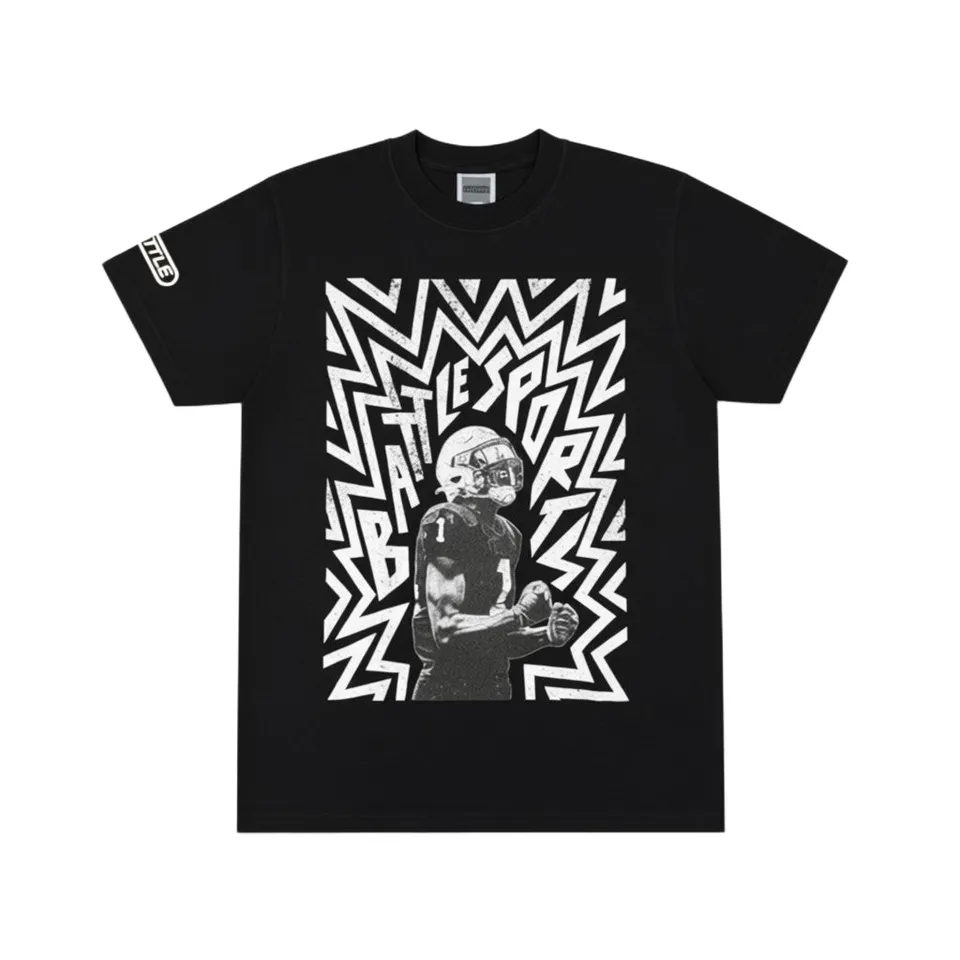 battle-astrofly-comic-t-shirt-herren-schwarz-l image 1