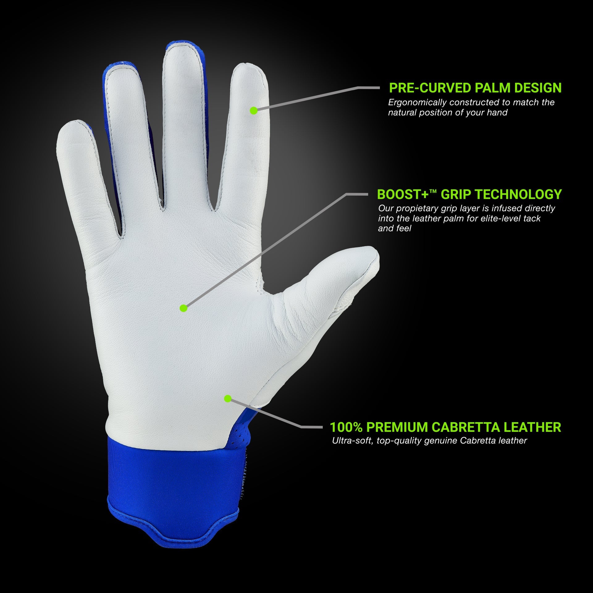 grip-boost-loaded-baseball-handschuhe-blau-leder image 3