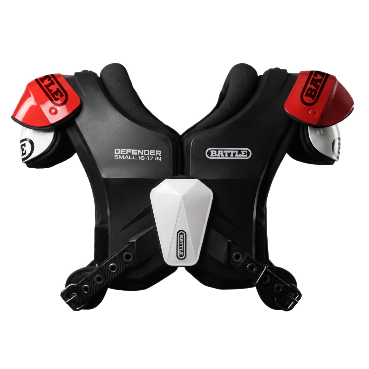battle-defender-schulterpads-football-schwarz-adult-l-leicht image 6