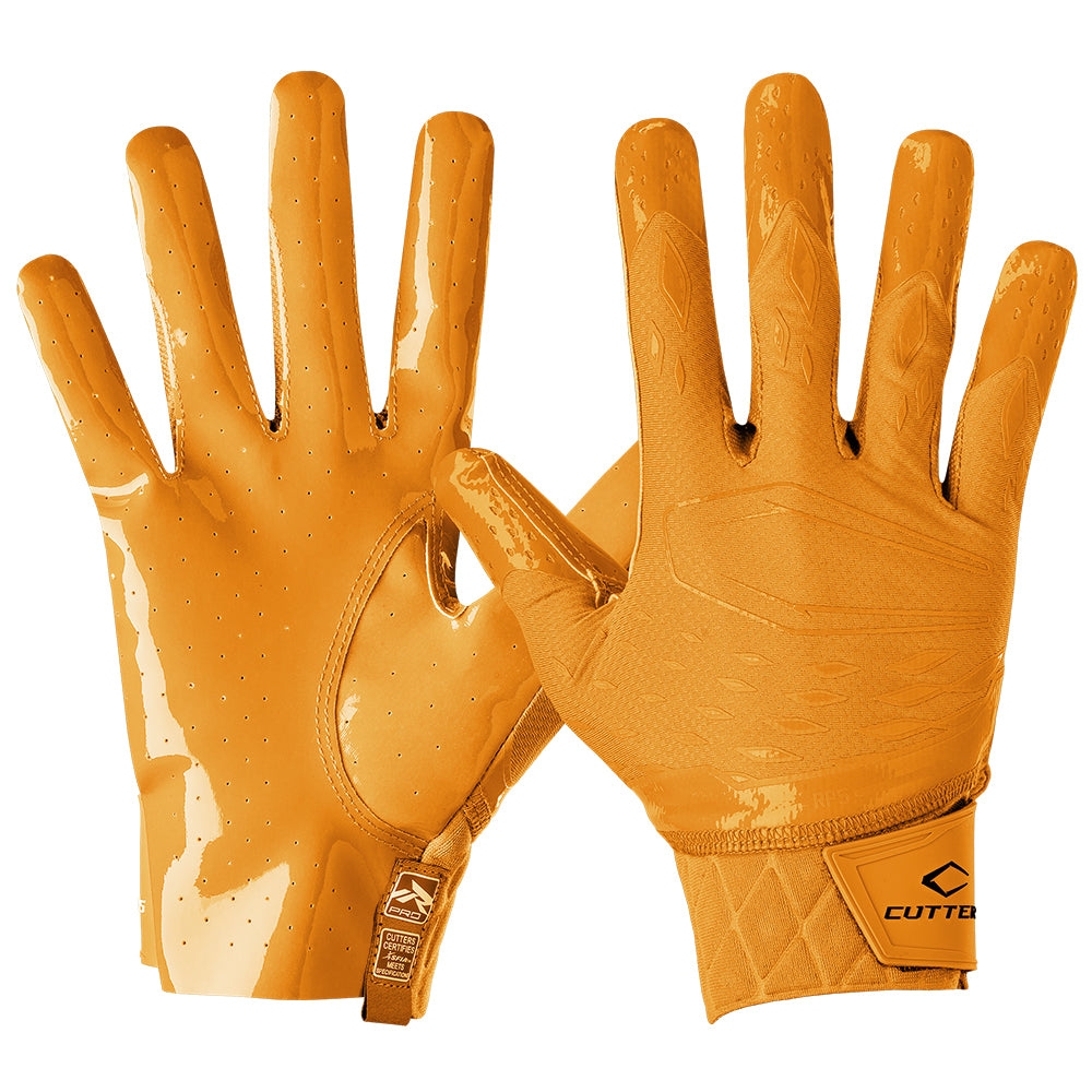 cutters-rev-pro-5-0-receiver-handschuhe-gold-c-tack-grip image 1