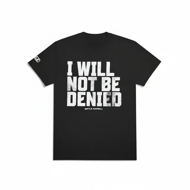 battle-astrofly-not-be-denied-t-shirt-schwarz-l image 1