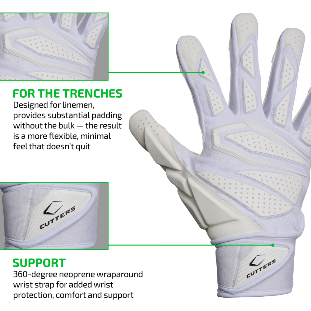 cutters-force-6-0-lineman-handschuhe-wei-mit-polster image 5
