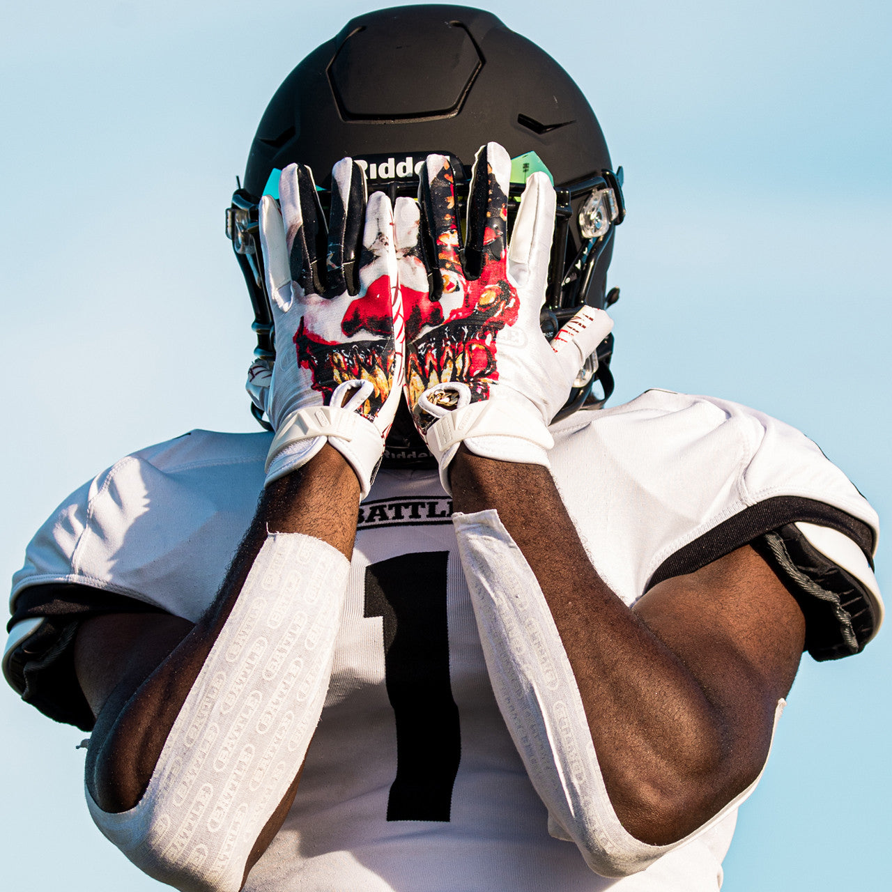 battle-double-threat-krazy-klown-receiver-handschuhe-l-grip image 2