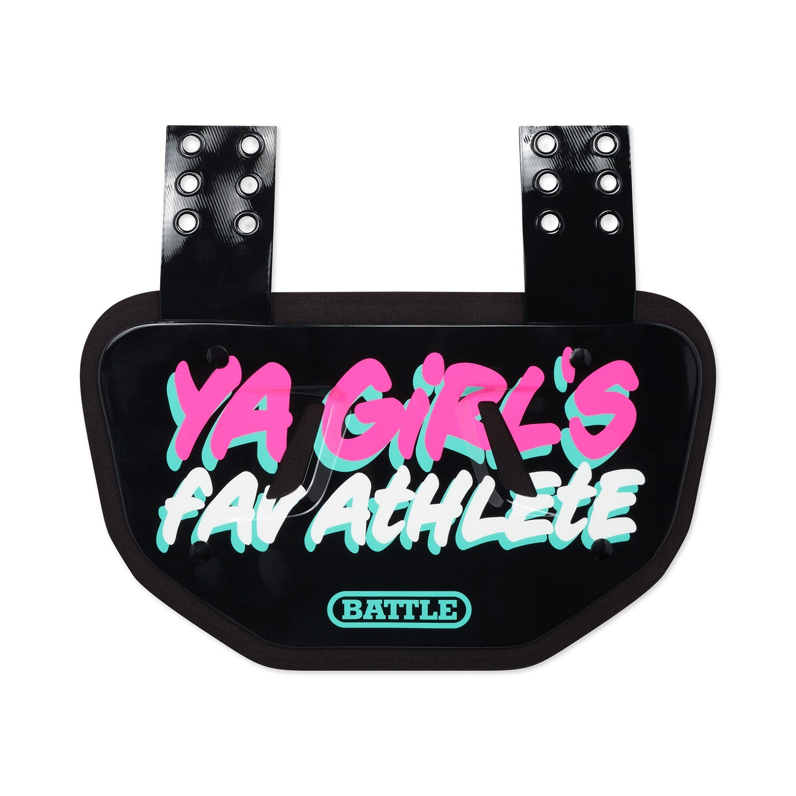 battle-defender-ya-girls-back-plate-football-adult image 2