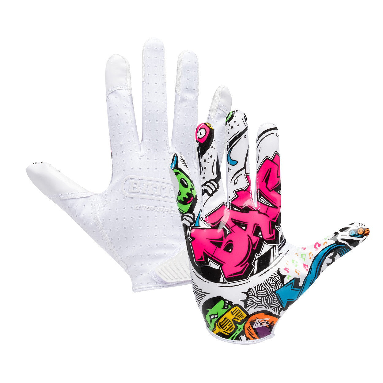 battle-doom-speed-graffiti-receiver-handschuhe-adult-l image 2