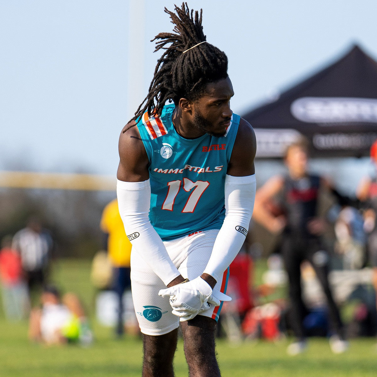 battle-ultra-stick-performance-arm-sleeves-wei-paar image 2