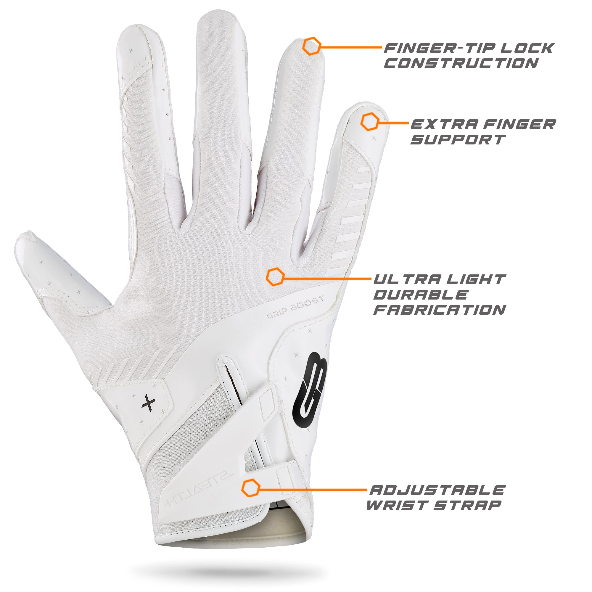 grip-boost-stealth-6-0-boost-football-handschuhe-wei-herren image 4