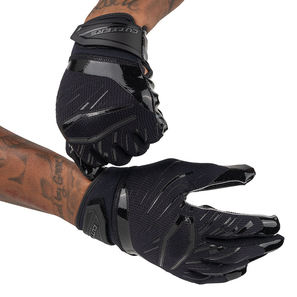 cutters-game-day-pro-receiver-handschuhe-solid-black-grip image 4