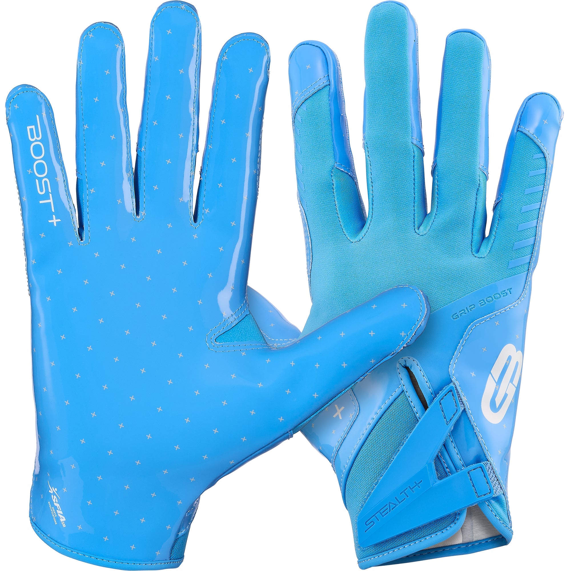 grip-boost-stealth-6-0-youth-footballhandschuhe-hellblau image 1