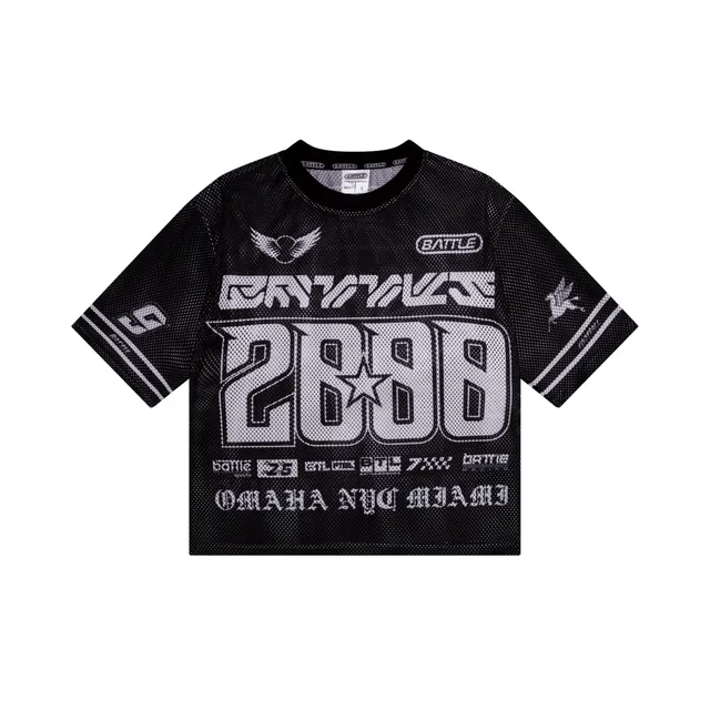 battle-astrofly-aeromesh-oversized-football-jersey-schwarz-mesh image 1
